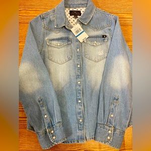 Lucky Brand Girls Tori Was Denim Shirt/Jacket